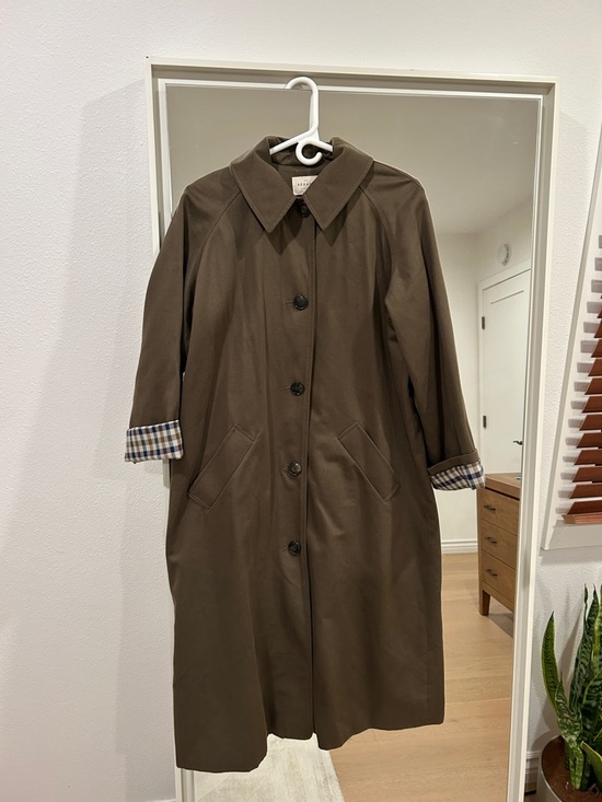 Sezane Jackets & Blazers - Sezane Clyde trench coat in dark khaki
